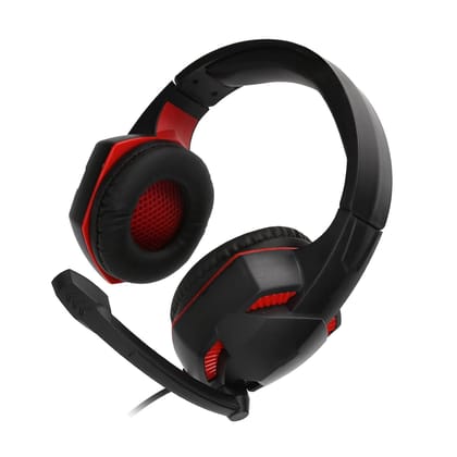 Super Bass Gaming Headset (AD-309) with Detachable Noise Cancelling Mic, 40mm Drivers, Compatible with PC, PS4, PS5, Xbox, Switch Over-Ear, 3.5mm Jack, Black