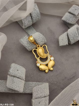 Classical Ganpati Face Design New Looking Pendant PD-128