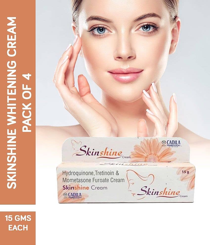 Skinshine Skin Lightening & Whitening Cream 15 gm Each Pack Of 4