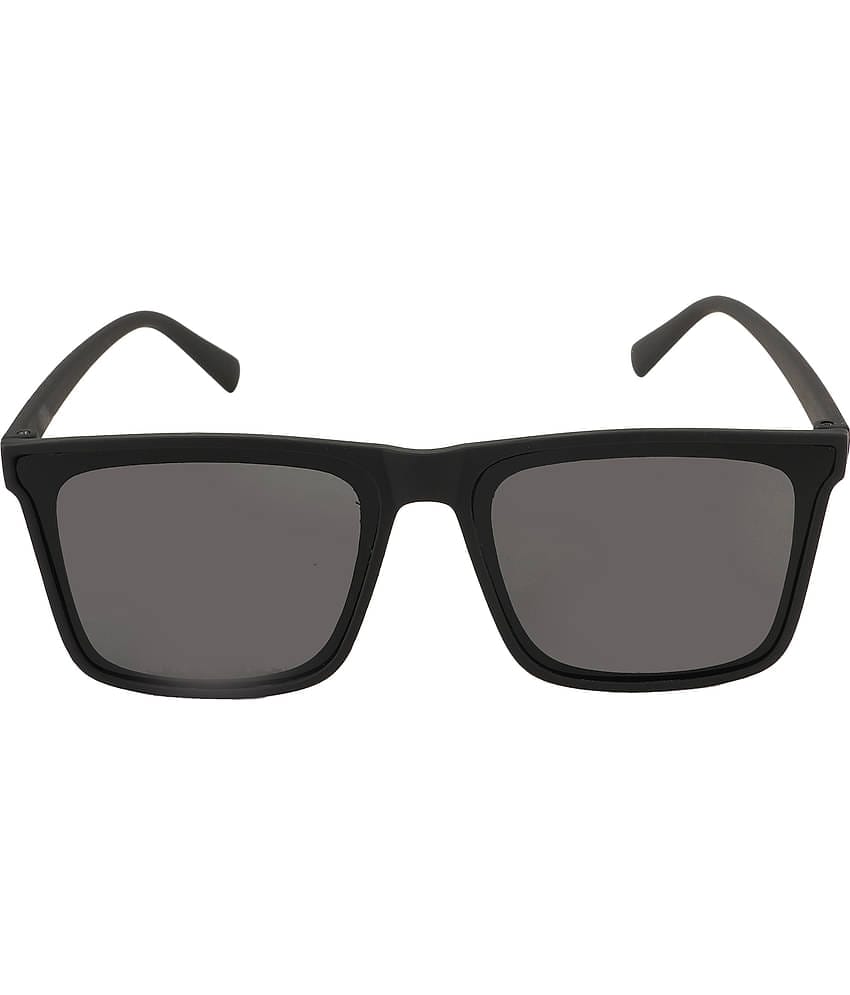 Bayberry Black Square Sunglasses ( Pack of 1 )