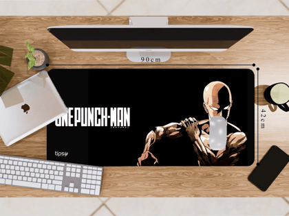 "ONE PUNCH MAN-anime" Gaming Mousepad- Elevate Your Gaming Experience-Extra Large (42CM x 90CM)
