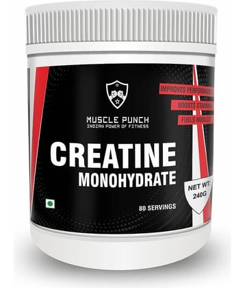 Muscle Punch Muscle Punch | Creatine Raw 100% Pure 240 g 240 gm