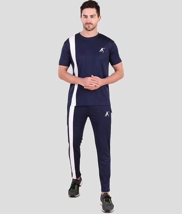 Preen Black Polyester Regular Fit Men's Tracksuit ( Pack of 1 )