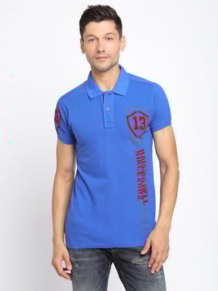 Punk Polo Blue T-Shirt-M / Blue