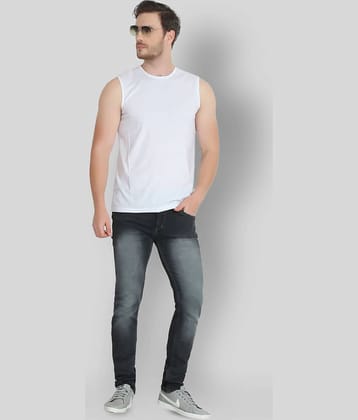 Glito Pack of 1 Cotton Blend Slim Fit Men's T-Shirt ( White )