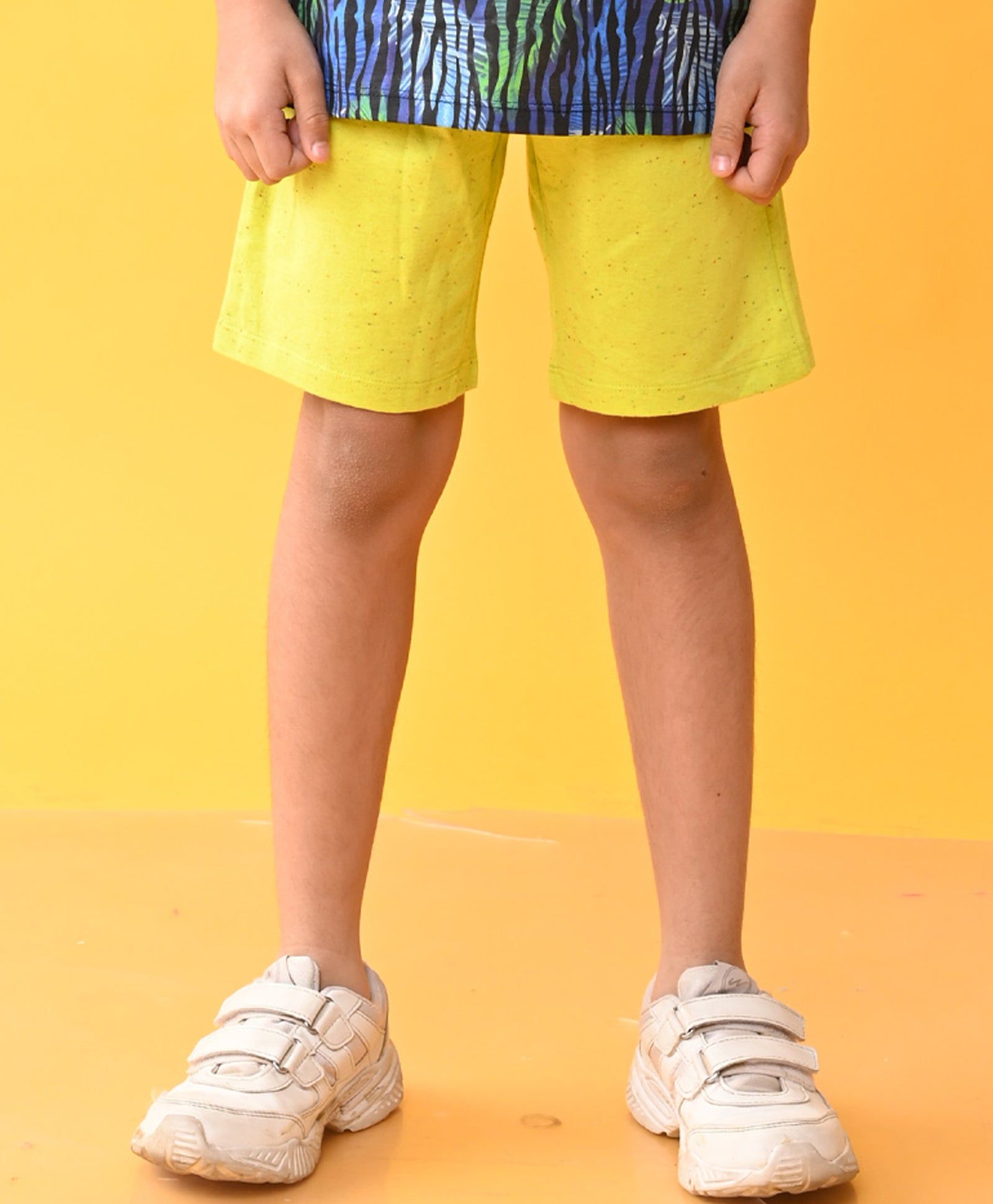 SUMMER YELLOW BOYS SHORTS - YELLOW-6-12 MONTHS / 1N / YELLOW