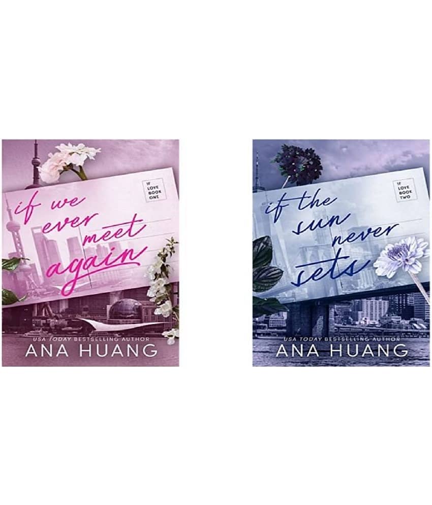 ( Combo Of 2 Pack ) If We Ever Meet Again + If the Sun Never Sets Paperback English By ANA HUANG– Import, 22 July 2020