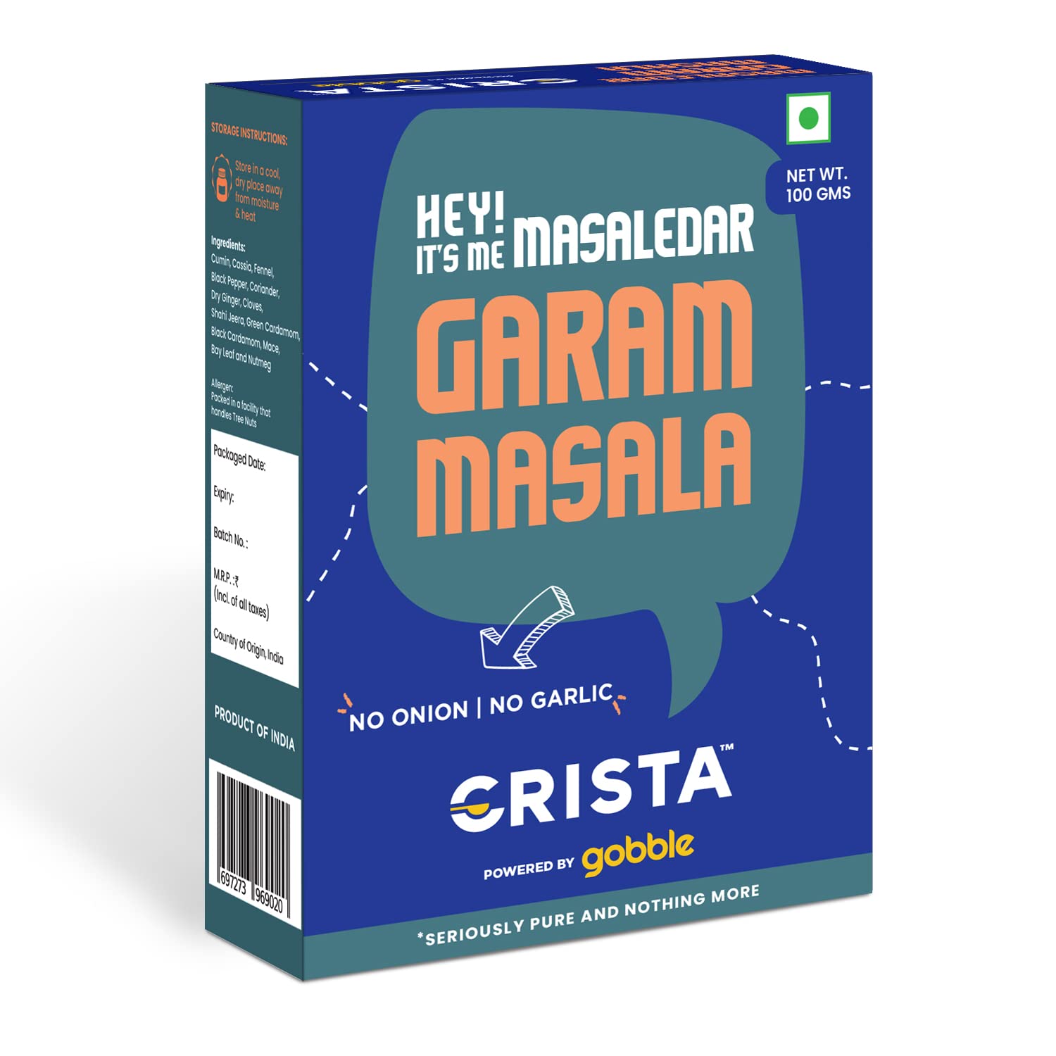 CRISTA Masaledar Garam Masala, 100 gm