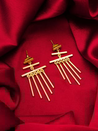 Morison Golden Heart Earrings Love in Every Detail