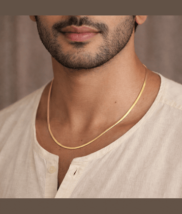 THRIFTKART Gold Plated Stainless Steel Chain ( Pack of 1 )