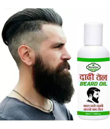 MERALITE - 50mL Promotes Beard Growth Beard Oil ( Pack of 1 )