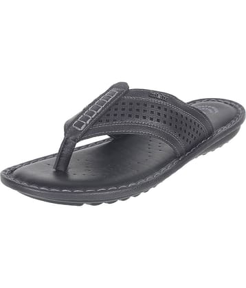 Inblu Black Synthetic Leather Sandals