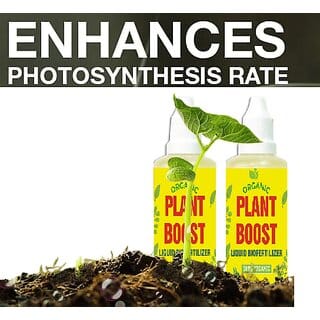 Plant Boost Liquid Biofertilizer for All Crops, 100 Organic Pack of 3