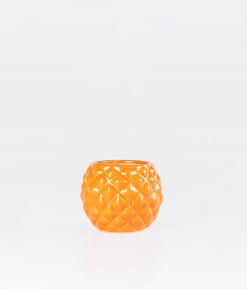 Mini Orange Pineapple Shaped Ceramic Pot
