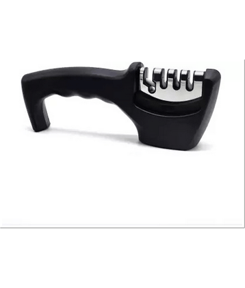 Green Tales - Black Stainless Steel Knife Sharpner ( Pack of 1 )