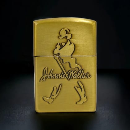 Johnny Walker Golden Butane Gas Lighter - Premium Design & Superior Flame
