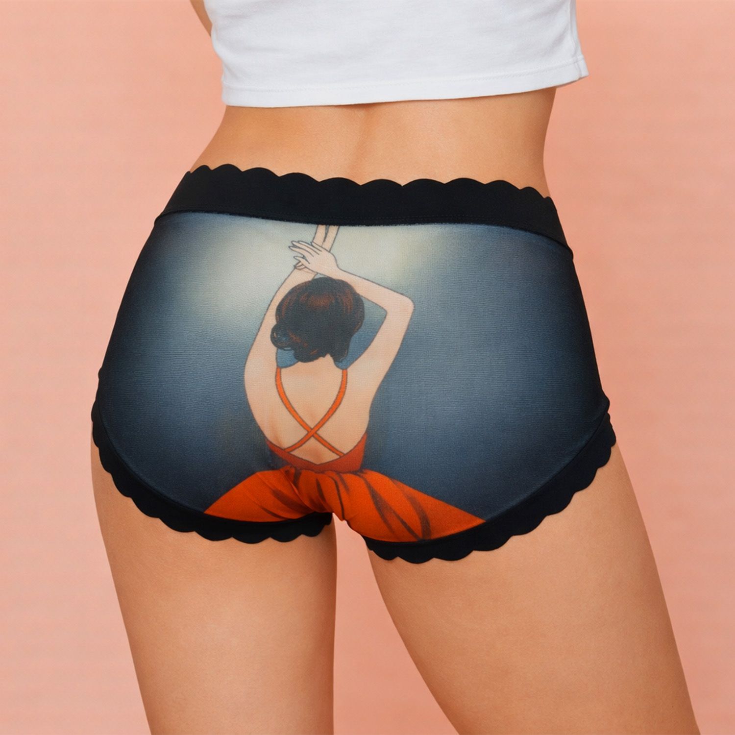 P2527 Ice Silk Real Bamboo Modal Panty