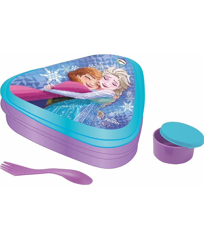 Gluman - Purple Plastic Lunch Box ( Pack of 1 )