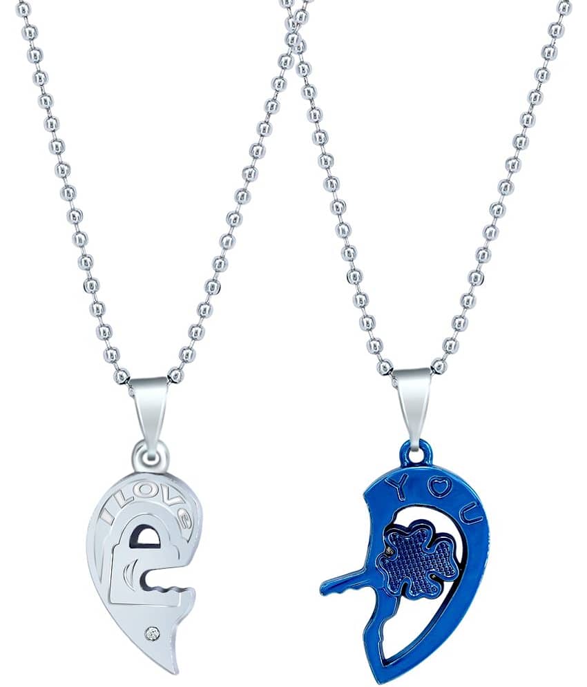 FASHION FRILL - Blue Pendant ( Pack of 2 )
