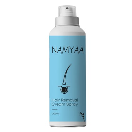 Namyaa Hair Removal Cream Spray, Painless Body Hair Removal for Legs, Underarm & Bikini line Spray