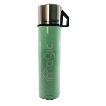 Magic DOUBLE WALL STAINLESS STEEL VACUUM FLASK Bottle with cup - 1000 ml Magic DOUBLE WALL STAINLESS STEEL VACUUM FLASK Bottle with cup - 1000 ml - green Magic DOUBLE WALL STAINLESS STEEL VACUUM FLASK Bottle with cup - 1000 ml Magic DOUBLE WALL STAINLESS STEEL VACUUM FLASK Bottle with cup - 1000 ml - green