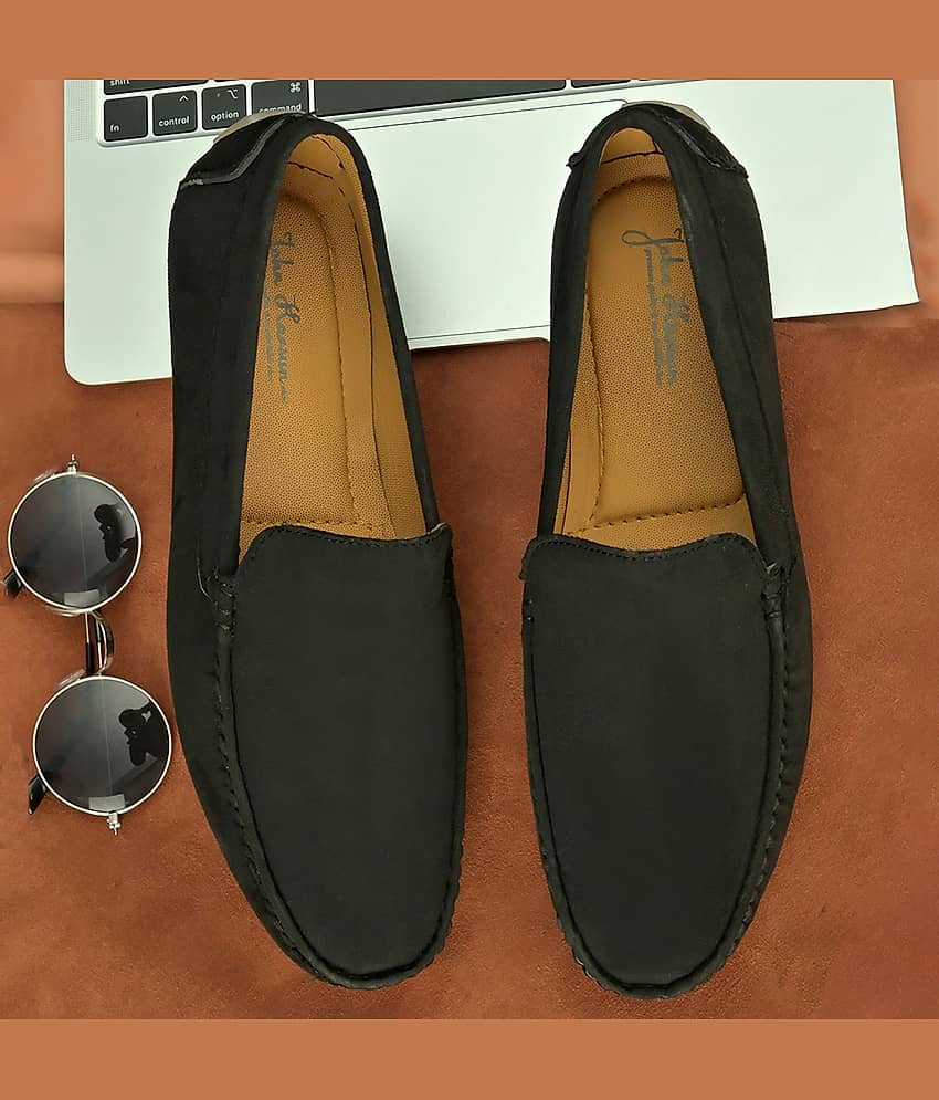 John Karsun Black Loafers