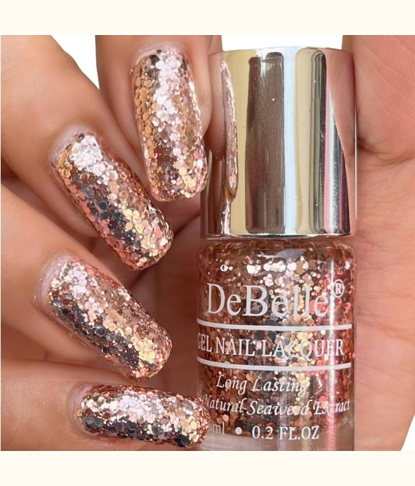 DeBelle Gold Glitter Nail Polish 6 ( Pack of 1 )