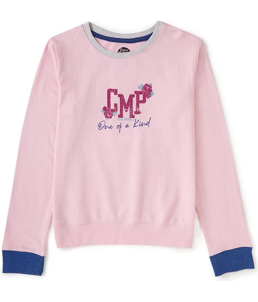 Cub Mcpaws Single Girls 100% Cotton Sweatshirt ( Pink )