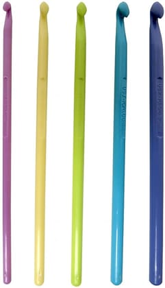 GEMSY Crochet Hook Set | Full Plastic Hook for Embroidery - DIY Pack of 5