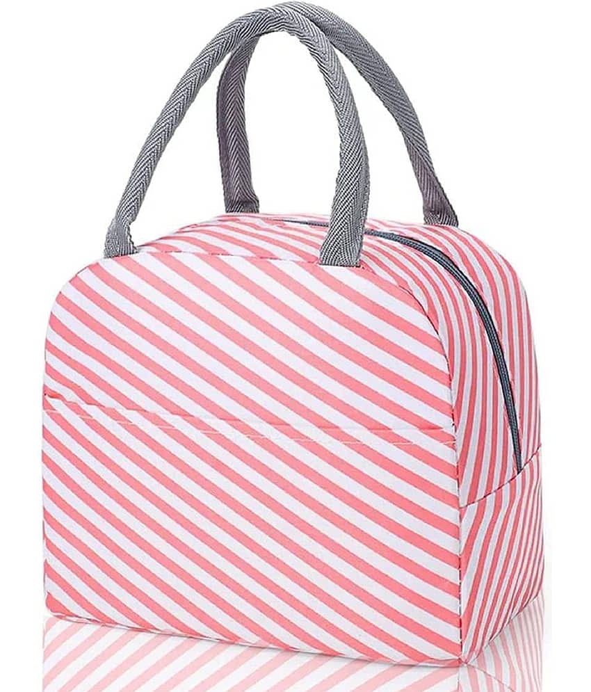 House Of Quirk - Pink Polyester Lunch Bag