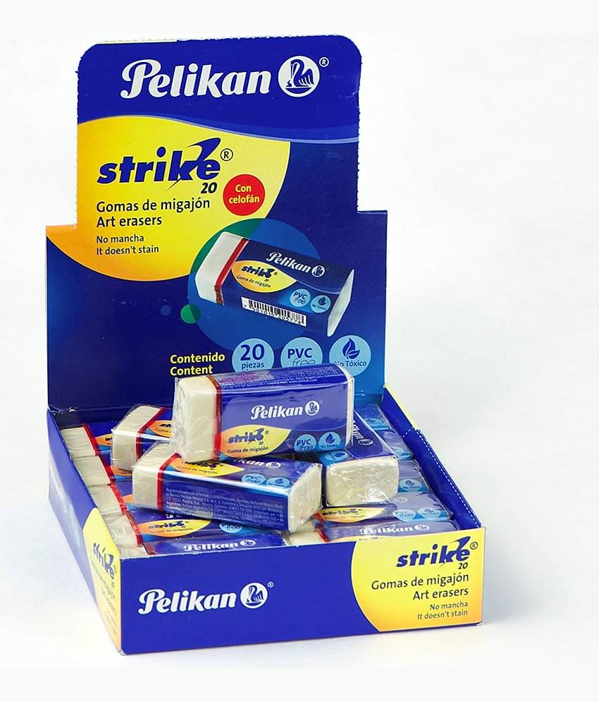 STRIKE  ERASER  PACK OF 20