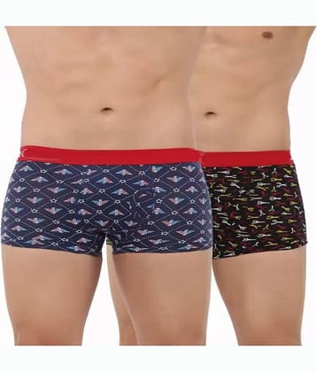 Cavenders Pack of 2 Nylon Trunks For Men's ( Multicolor )