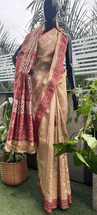 Muga Saree  5.5 mtr with  1mtr.  Blouse