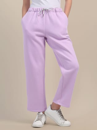 Amswan Womens Premium Cotton Lilac Sweatpant-S