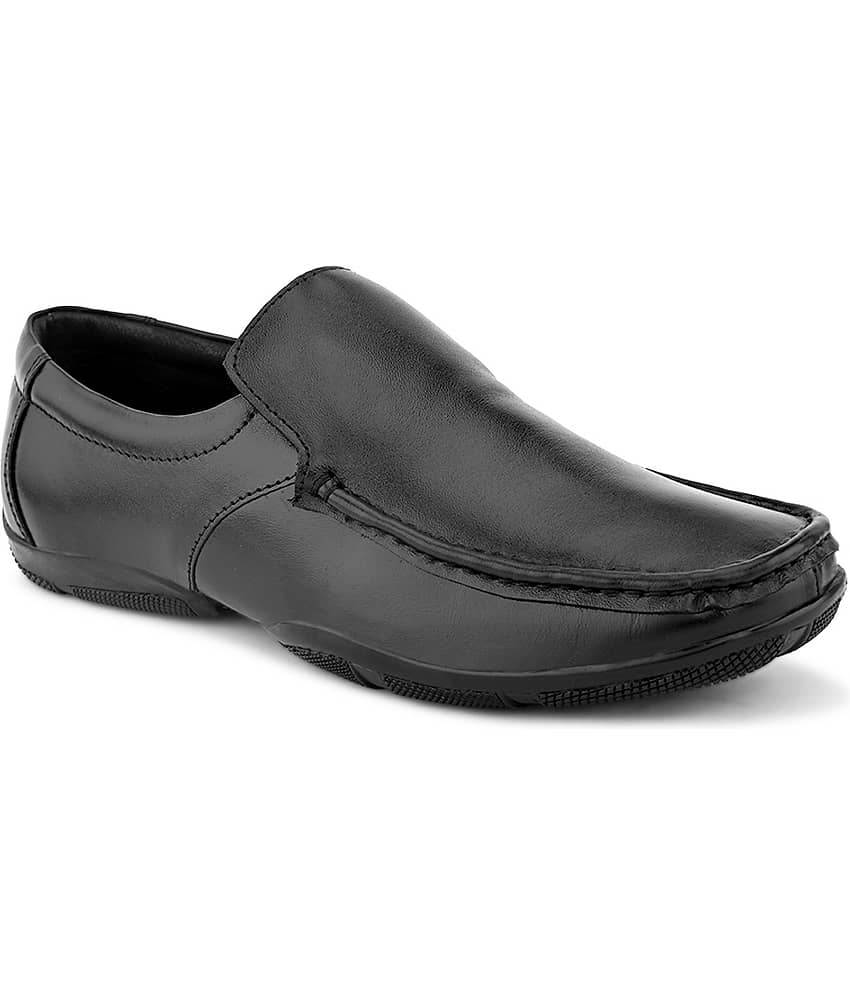 Fashion Victim Black Men's Slip On Formal Shoes