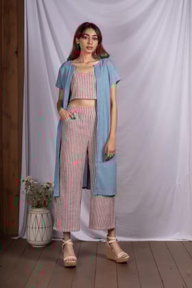 Crimson Sky Jacket Set-S