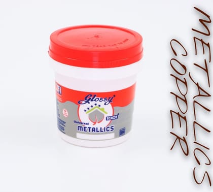 1001 Glossy Universal Metallic Paint Copper | Smooth Finish | Art and Craft use | non-toxic | non-fading