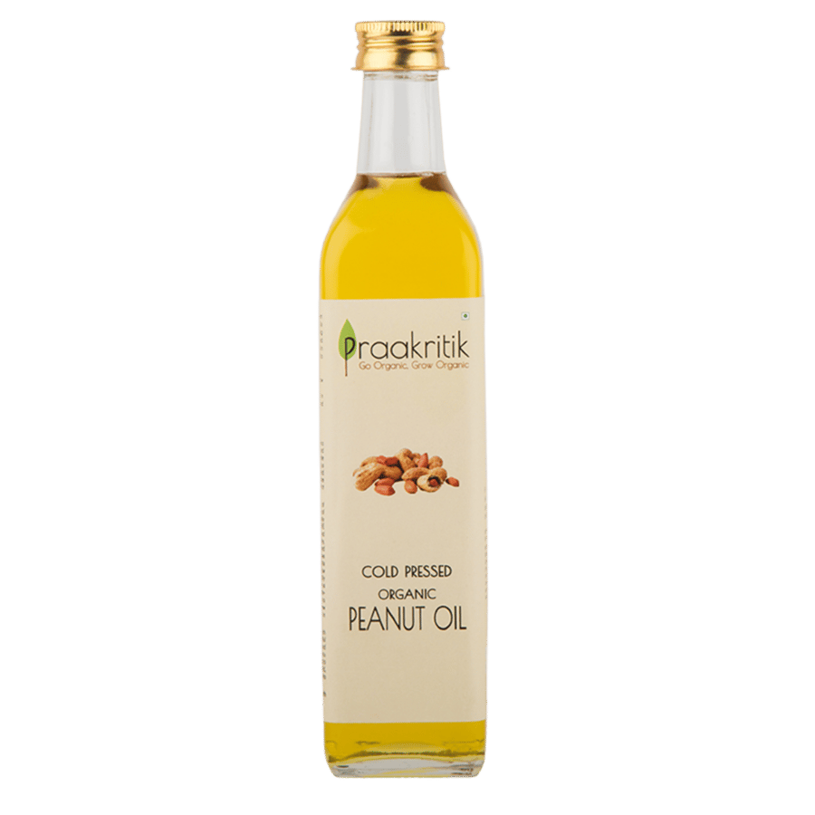 Praakritik Organic Cold Pressed Peanut Oil 500 ml