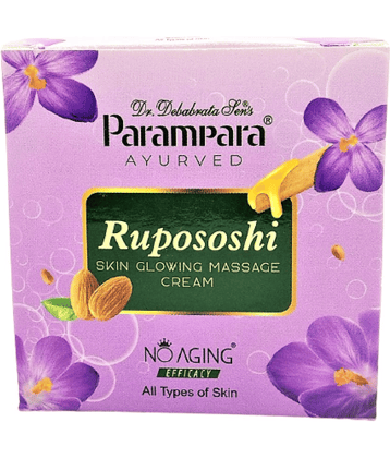 Parampara Ayurved Rupososhi Skin Glowing Massage Cream Moisturizer 100 gm Pack of 2