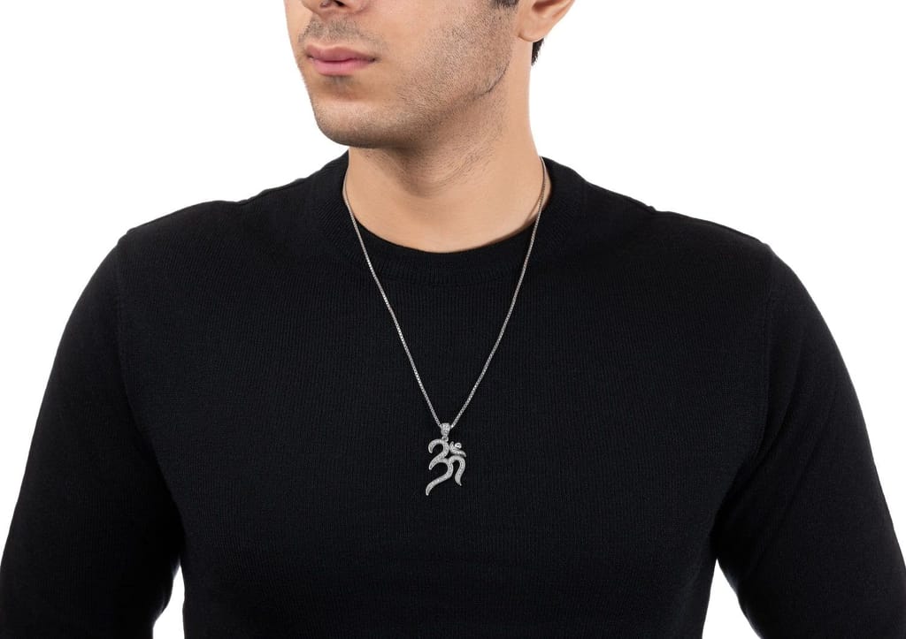 Iced Out Om Pendant