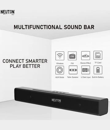 NEUTON PRO X BAR 40 W Bluetooth Speaker Bluetooth v5.0 with USB,SD card Slot,Aux Playback Time 5 hrs Black