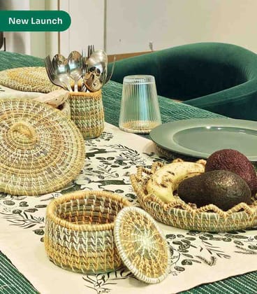 Kusha Grass Table Set- From the Forest of Himachal to Your Table