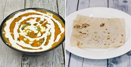 1 x Dal Khichdi, 3 x Rumali Roti
