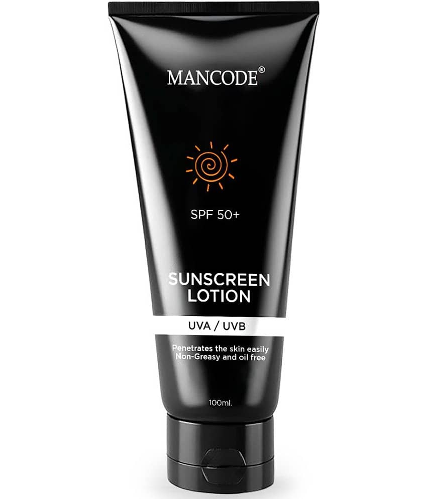 Mancode Sunscreen SPF 50 PA+ Lotion & Blue Light Protection For All Types of Skin for unisex (Pack of 1)