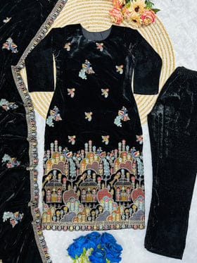 Designer Party Wear Top Bottom And Fancy Dupatta Designer Party Wear Top Bottom And Fancy Dupatta