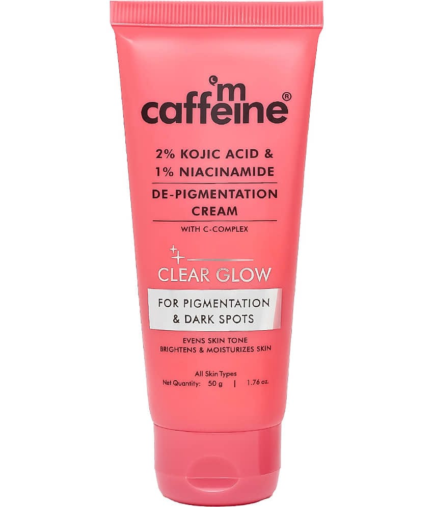 mCaffeine Clear Glow De-Pigmentation Cream Reduce Dark Spots 50 g (Pack of 1)
