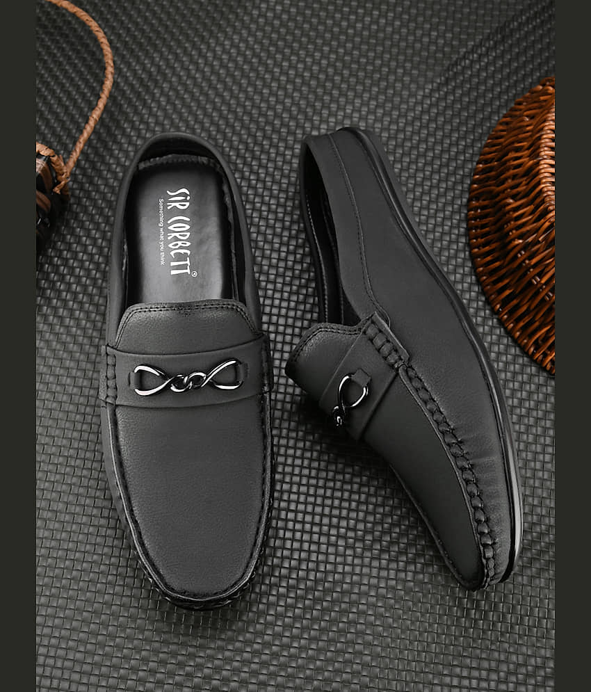 Sir Corbett Black Men's Slip on
