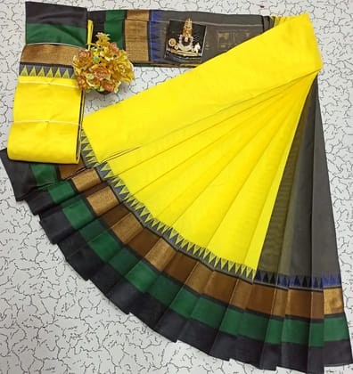 Exquisite Cotton Silk Saree A Symphony of Grace