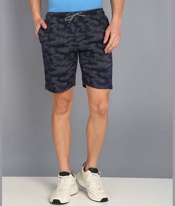 XFOX Navy Blended Men's Shorts ( Pack of 1 )