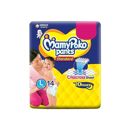 MamyPoko Pants Standard Diaper (L, 9-14 kg)